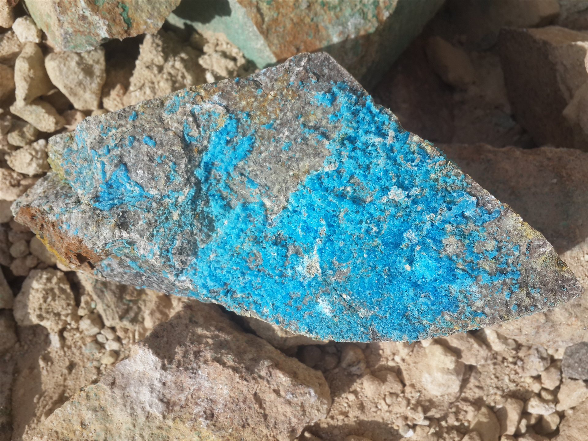 Natural Raw Copper & Chrysocolla Specimen